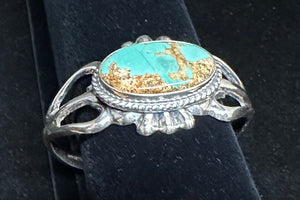 Sonoran Desert Turquoise Sterling Silver Cuff Bracelet