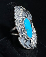 Load image into Gallery viewer, Kingman Turquoise Sterling Silver Ring
