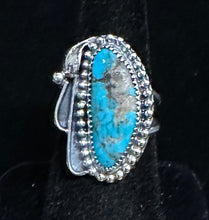Load image into Gallery viewer, Turquoise Sterling Silver Ring
