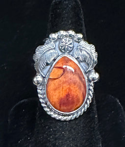 Spiny Oyster Sterling Silver Ring