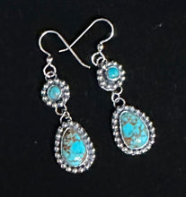 Load image into Gallery viewer, Turquoise Sterling Silver Earrings
