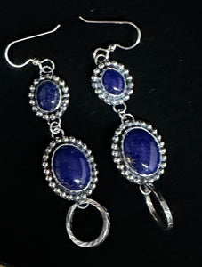 Lapis Sterling Silver Earrings