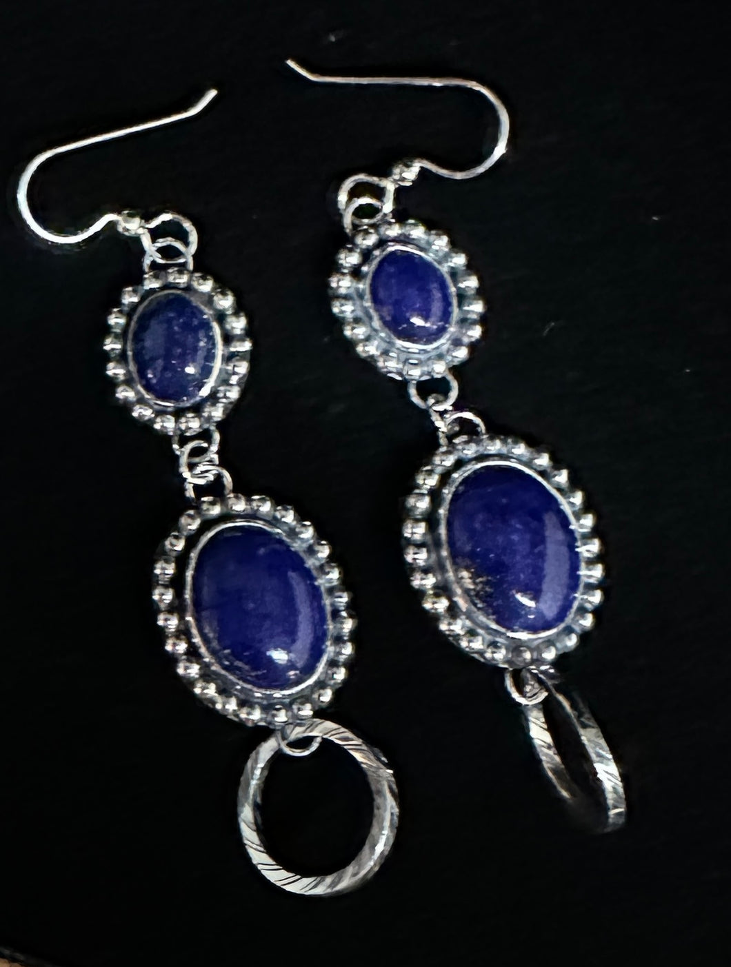 Lapis Sterling Silver Earrings