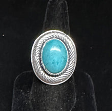 Load image into Gallery viewer, Turquoise Sterling Silver Ring
