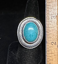 Load image into Gallery viewer, Turquoise Sterling Silver Ring
