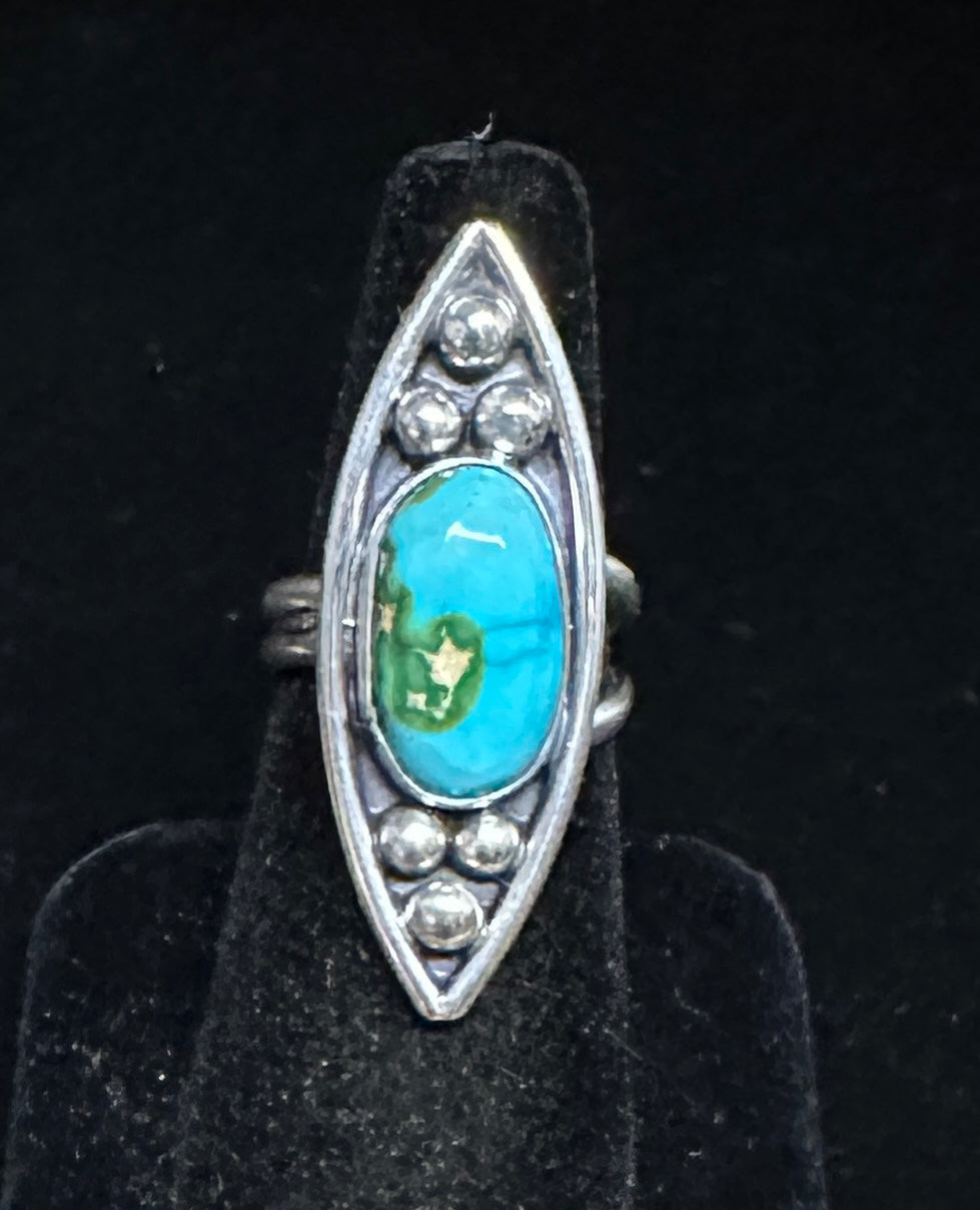 Sonoran Gold Turquoise Sterling Silver Ring