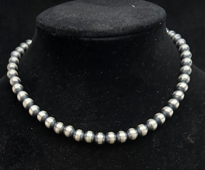 Navajo Pearl sterling silver necklace
