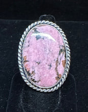 Load image into Gallery viewer, Rhodonite Sterling Silver Ring
