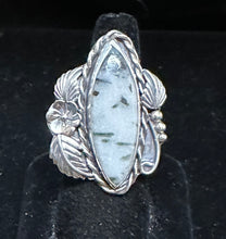 Load image into Gallery viewer, Tourmaline in Quartz Sterling Silver Ring
