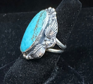 Battle Mountain Turquoise Sterling Silver Ring