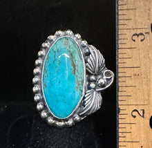 Load image into Gallery viewer, Battle Mountain Turquoise Sterling Silver Ring
