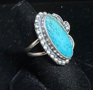 Battle Mountain Turquoise Sterling Silver Ring