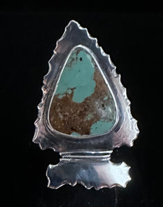 Turquoise Sterling Silver Arrowhead Ring