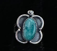 Load image into Gallery viewer, Turquoise Sterling Silver Butterfly Ring
