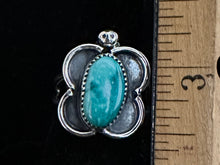 Load image into Gallery viewer, Turquoise Sterling Silver Butterfly Ring
