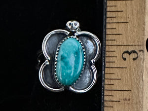 Turquoise Sterling Silver Butterfly Ring