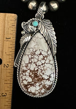 Load image into Gallery viewer, Wildhorse Jasper &amp; Turquoise Sterling Silver Necklace Pendant
