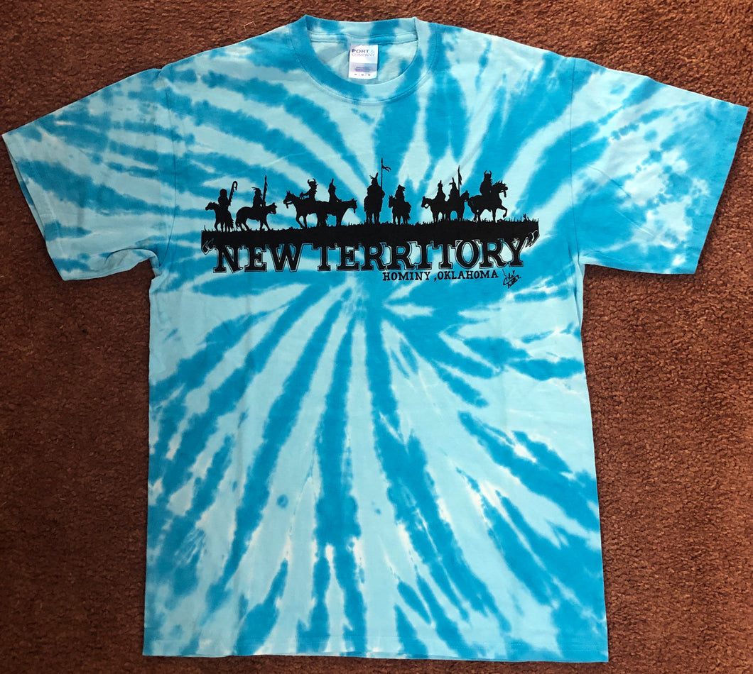 Blue Tie-Dye New Territory T-Shirt