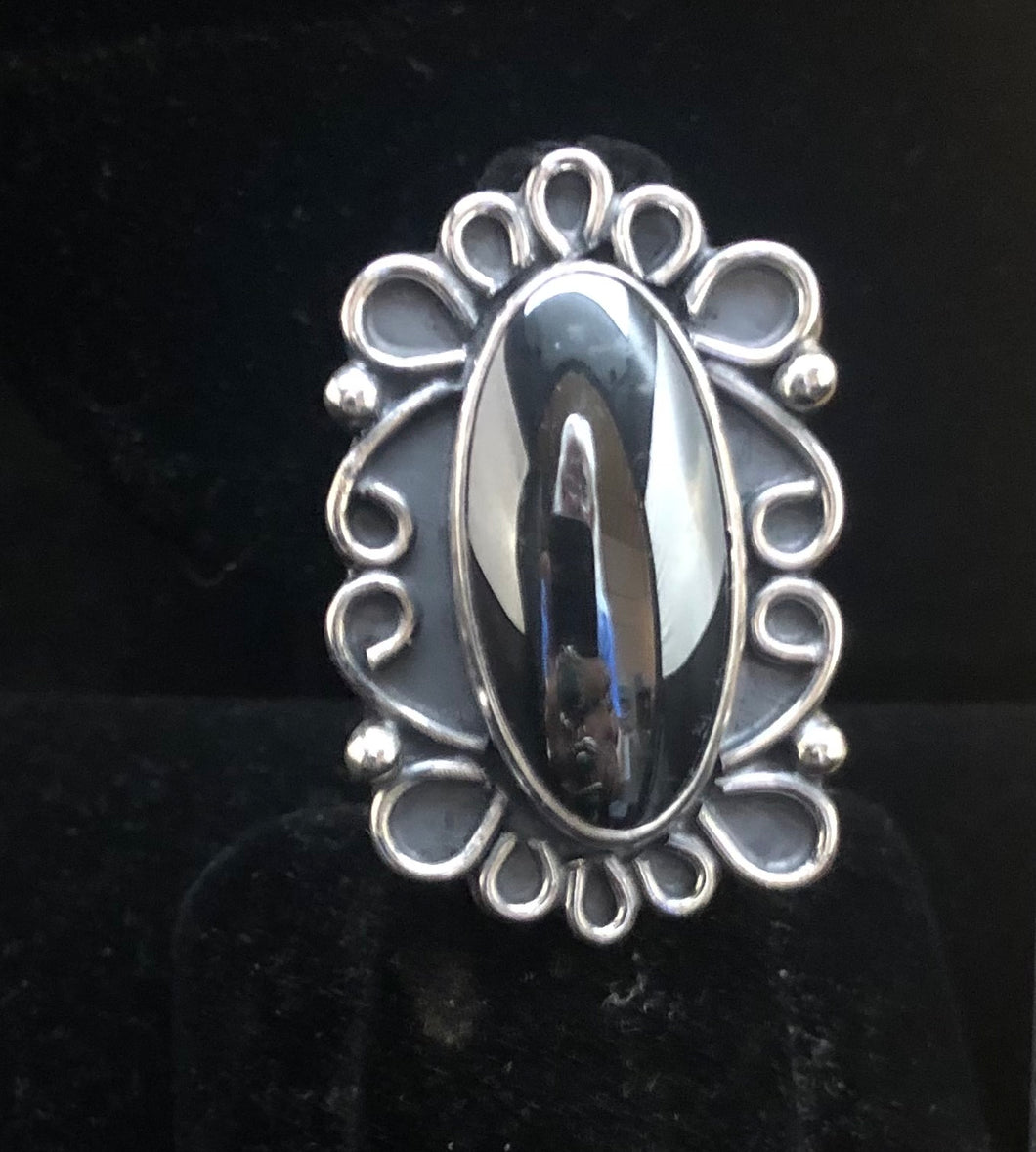 Hematite Sterling Silver Ring