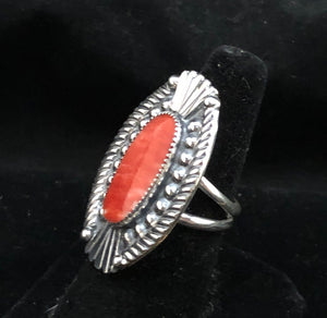 Spiney Oyster Sterling Silver Ring