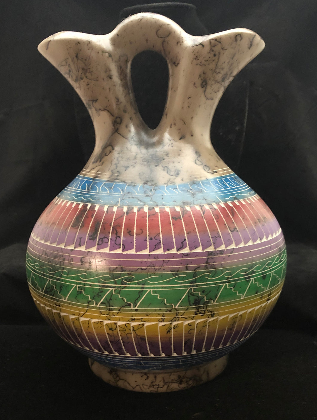 Multi Color Pottery Wedding Vase