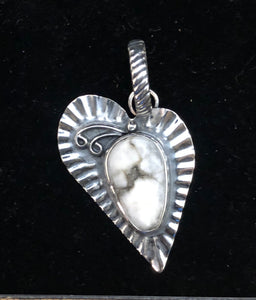 White Buffalo Turquoise Sterling Silver Necklace