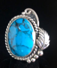 Load image into Gallery viewer, Turquoise sterling silver ring
