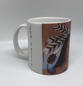 "Medicine Chaser" ceramic art coffee mug