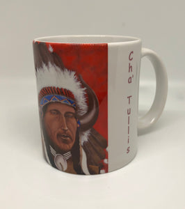 "Red Eagle" ceramic art coffee mug