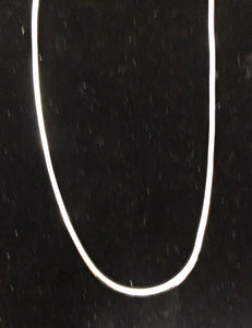 Sterling silver square snake chain