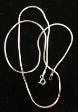 Load image into Gallery viewer, Sterling silver square snake chain

