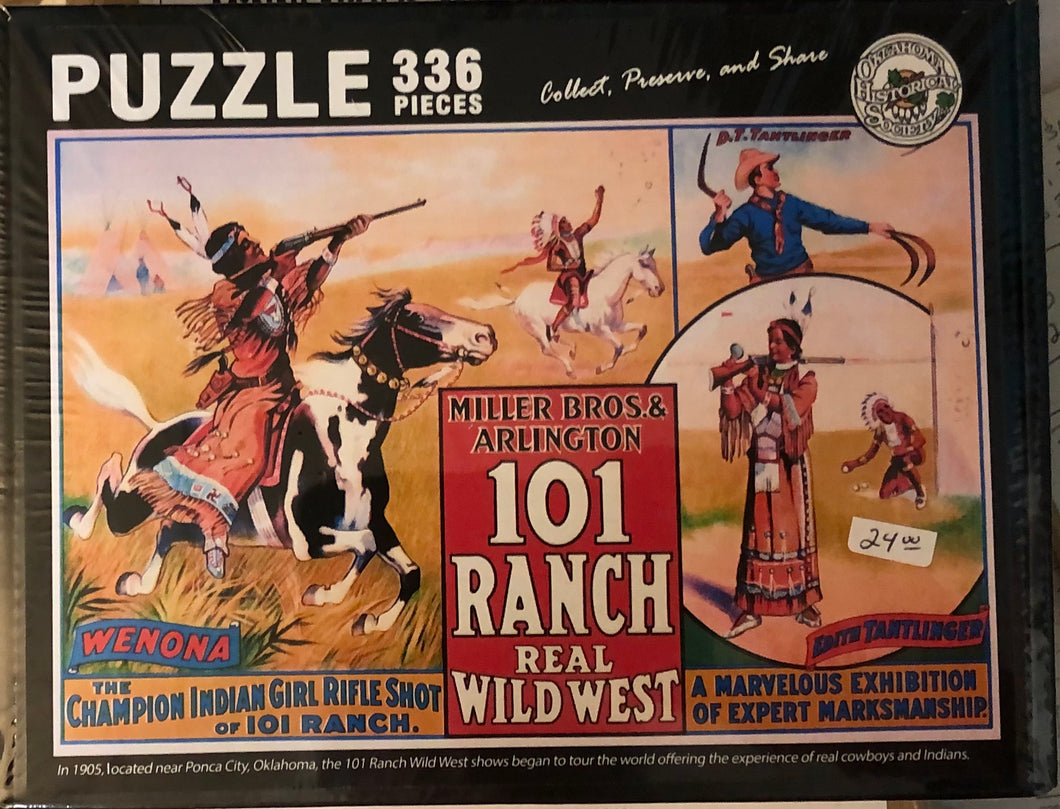 Puzzle of 101 Ranch Real Wild West poster