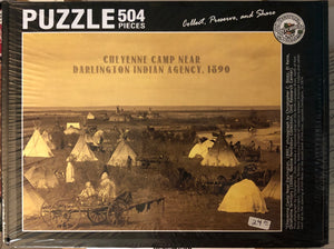 Puzzle of Cheyenne Camp Near Darlington Indian Agency, 1890