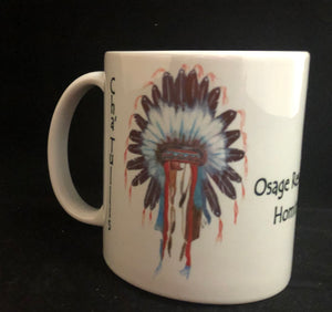 Headdress Osage Reservation coffee mug