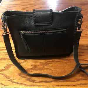 Montana West Delila 100% Leather Hair-On Hide Collection Crossbody handbag