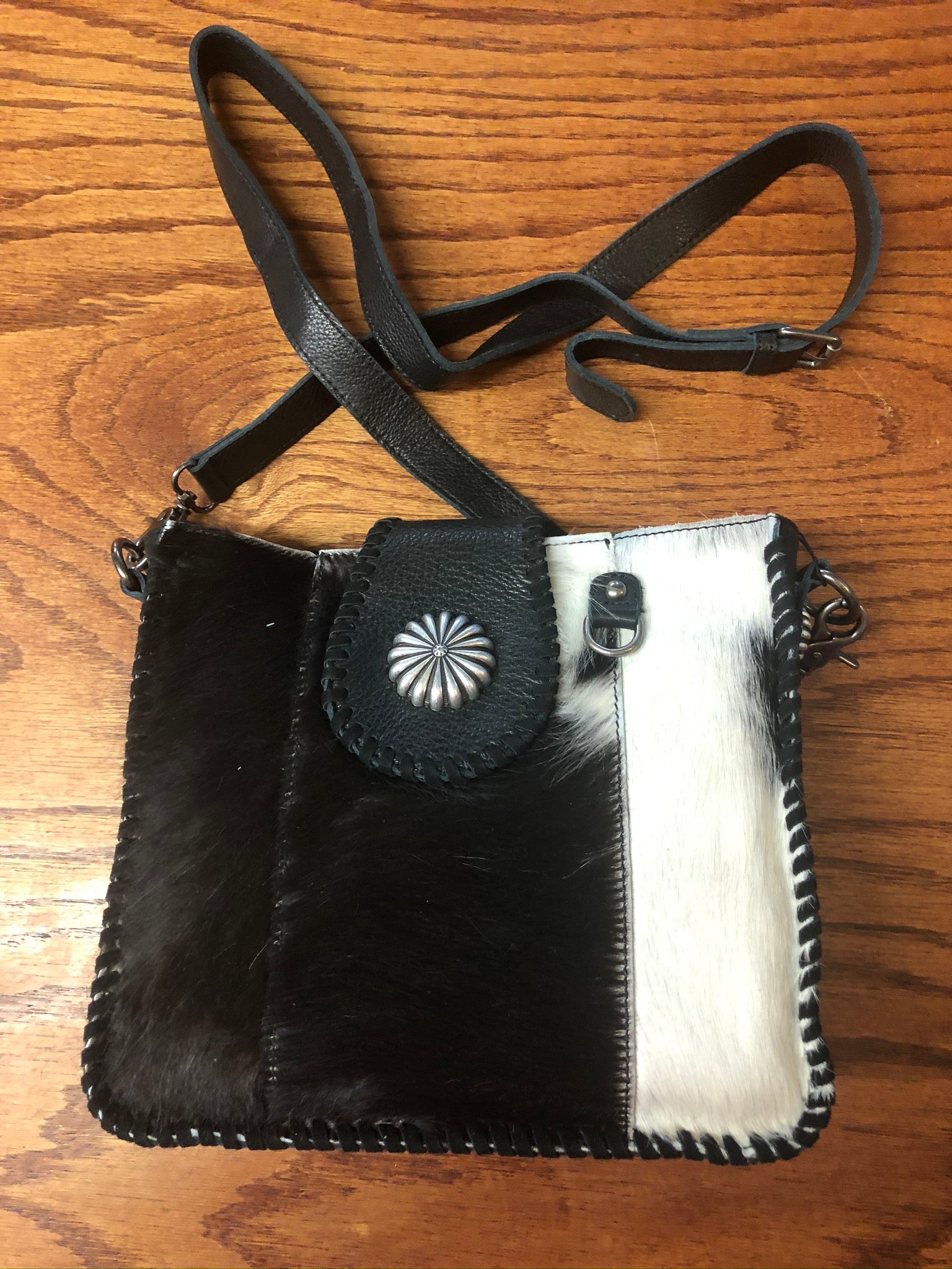 Montana West Delila 100% Leather Hair-On Hide Collection Crossbody han –  Cha' Tullis Gallery