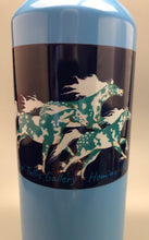 Load image into Gallery viewer, Three Ghost Ponies aluminum water bottle
