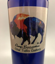 Load image into Gallery viewer, Osage Reservation aluminum water bottle with multi color buffalo
