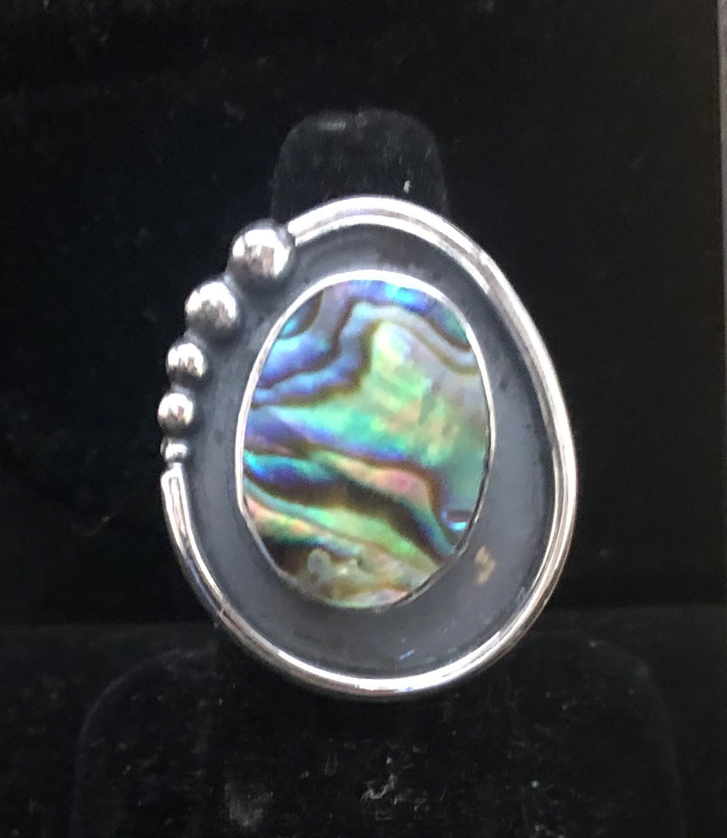 Abalone Sterling Silver Ring