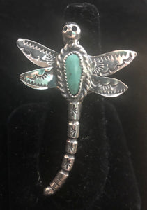Turquoise Sterling Silver Dragonfly ring