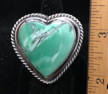 Load image into Gallery viewer, Turquoise Heart Sterling Silver Ring

