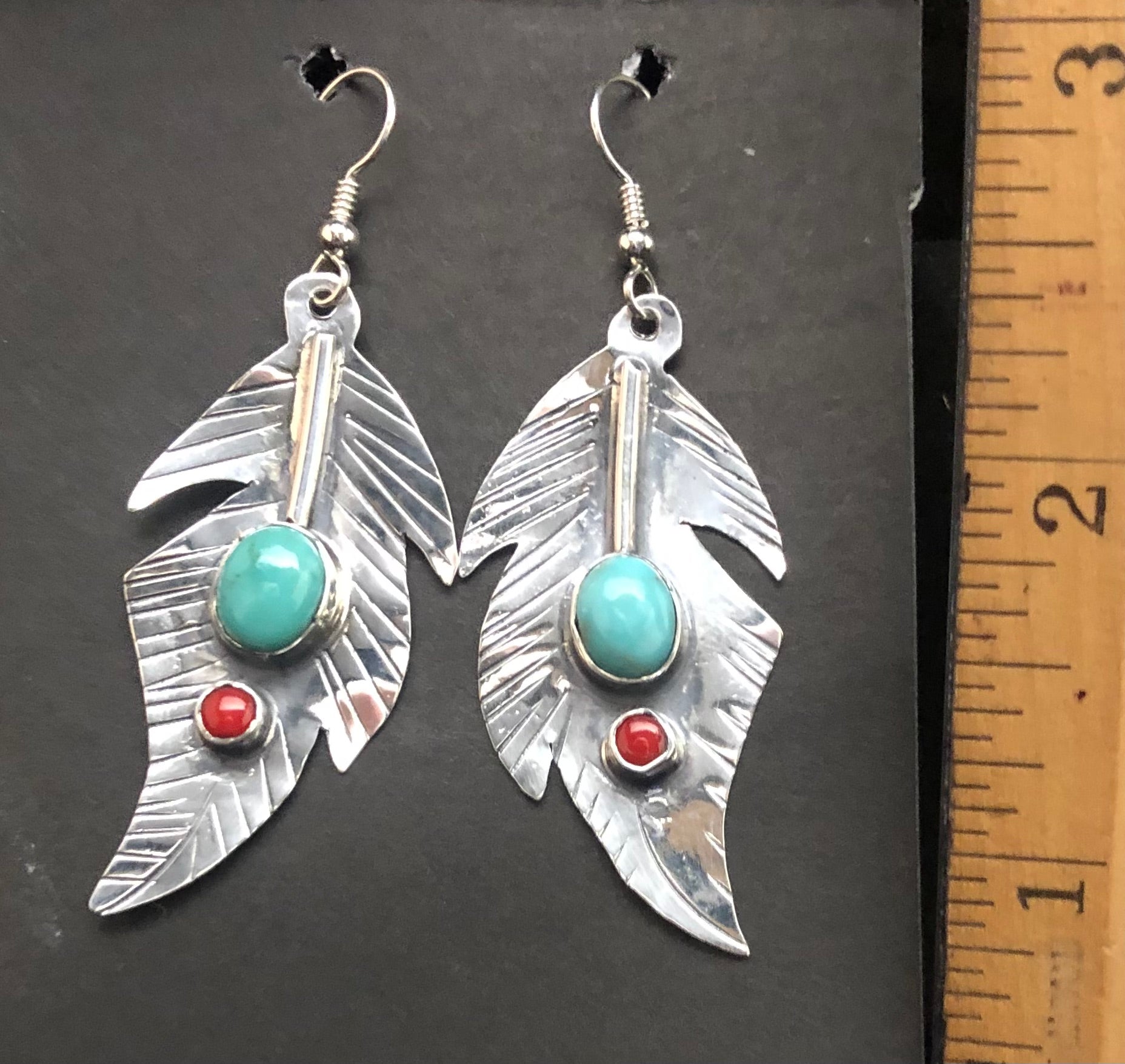 Sterling Silver Feather Earrings 001-645-04435 Houston | Erica DelGardo  Jewelry Designs | Houston, TX