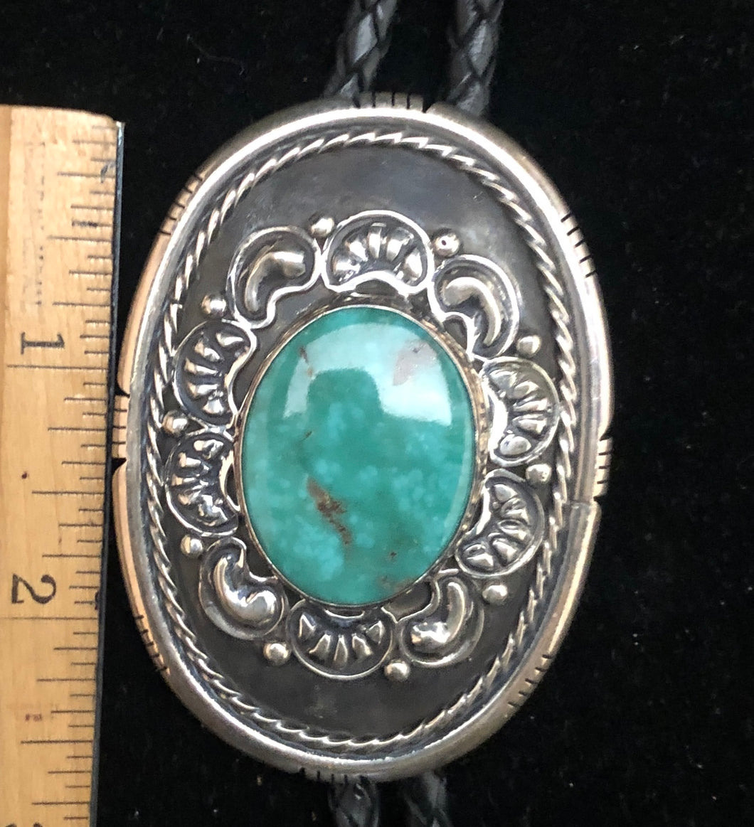Turquoise Sterling Silver Bolo Tie