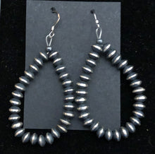 Load image into Gallery viewer, Disk Shaped Navajo Pearl Sterling Silver Earrings
