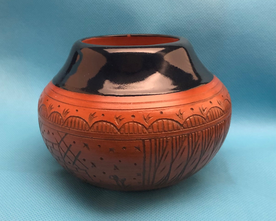 Red Clay Pottery Bowl