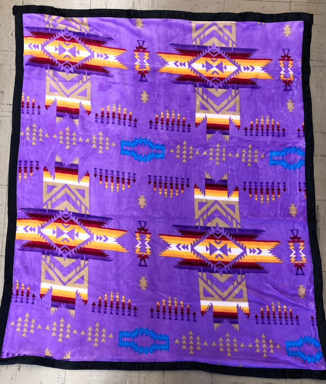 Plush Purple Baby Blankets
